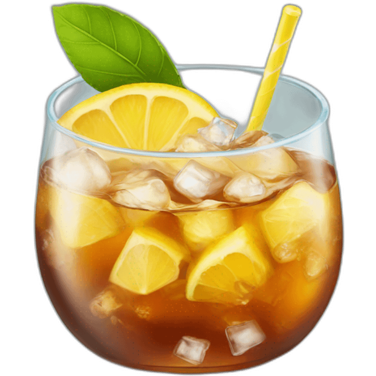 Une bouteille d'ice tea emoji