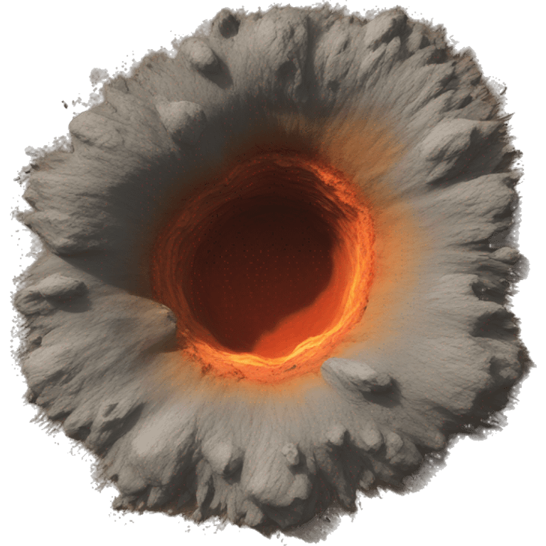 crater blast impact zone emoji