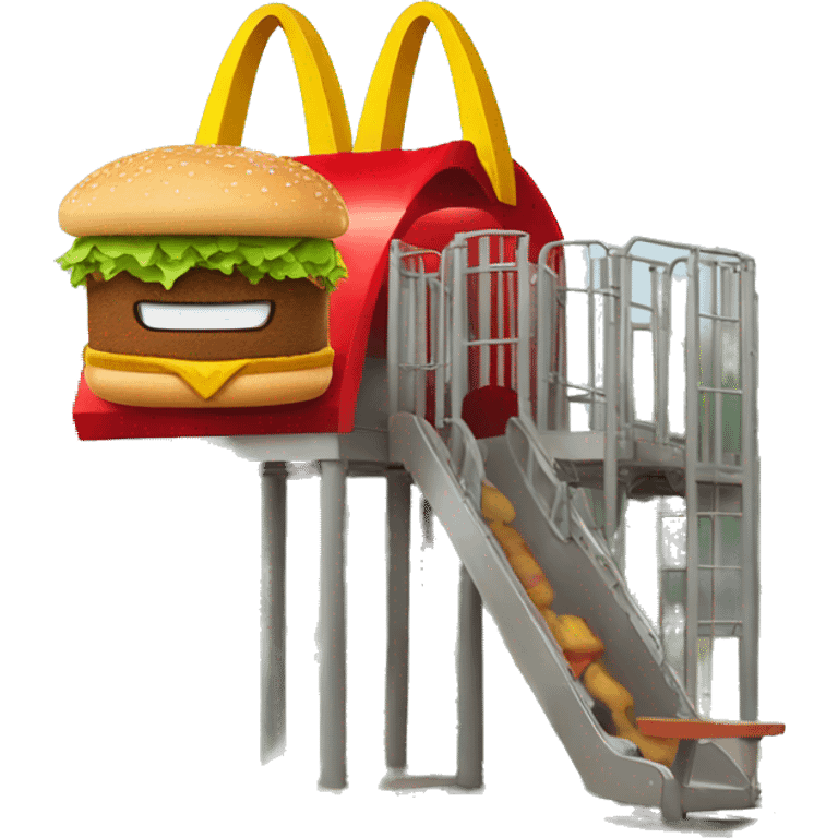 McDonald's at a playground  emoji