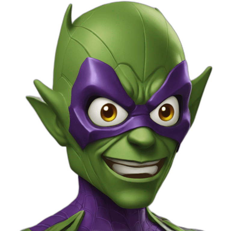 Green Goblin in spider man  emoji