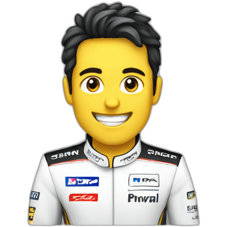 Happy scheco perez formula 1 emoji