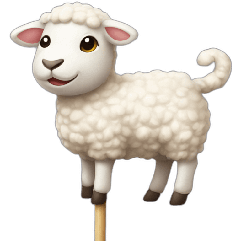 Lamb on a stick emoji