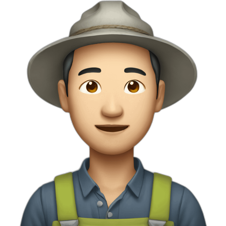 Chinese farmer emoji