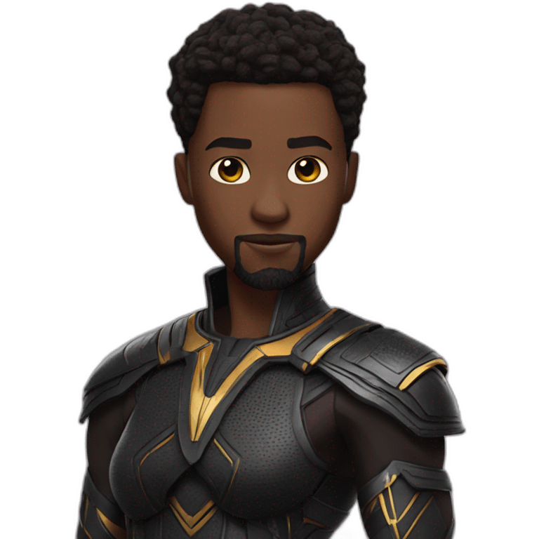 Wakanda forever pose emoji