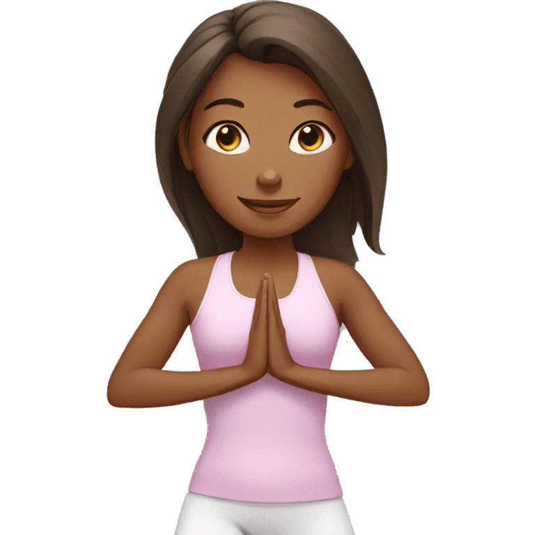 Yoga girl emoji