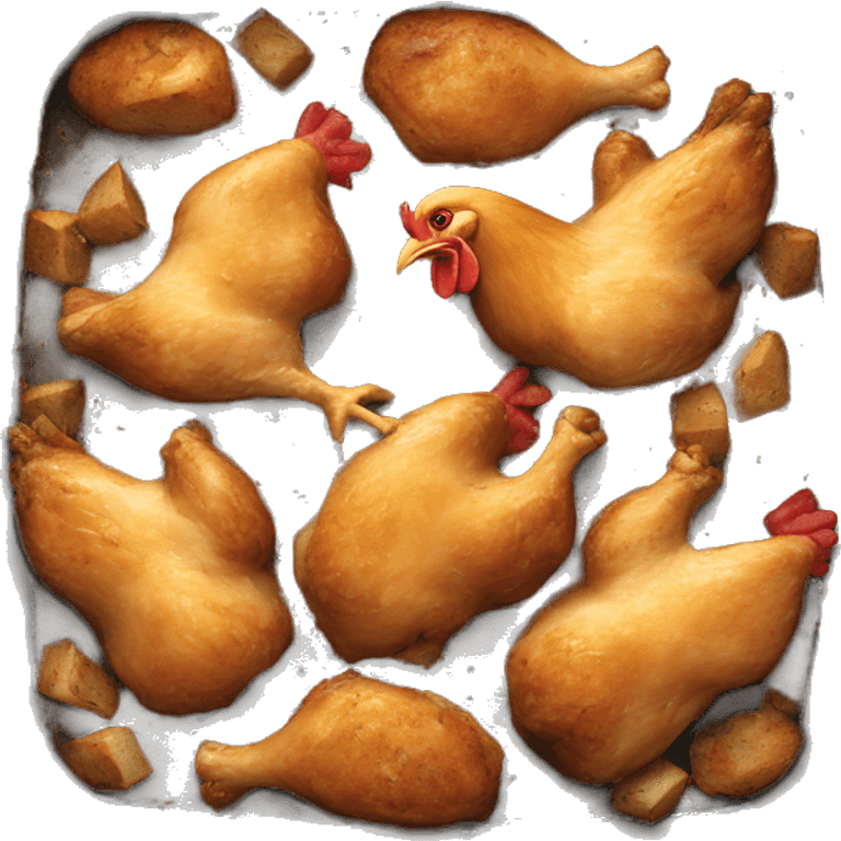 Chicken bake emoji