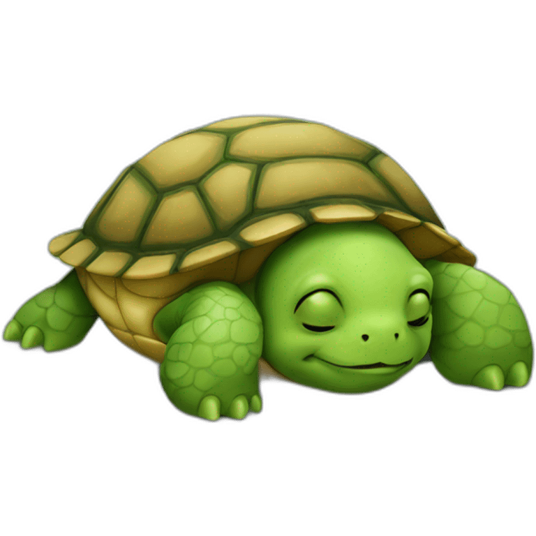 turtle sleeping emoji