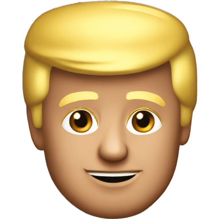 Trump serving fries emoji