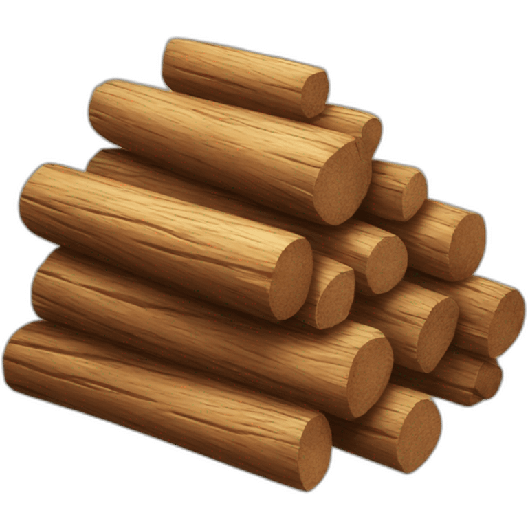 pile of wood emoji