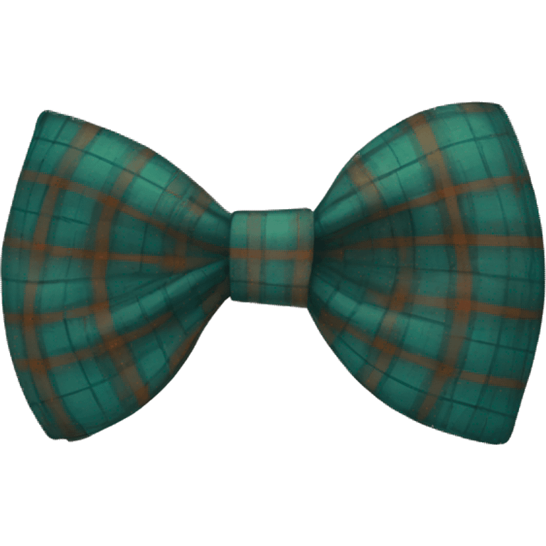 plaid bow emoji