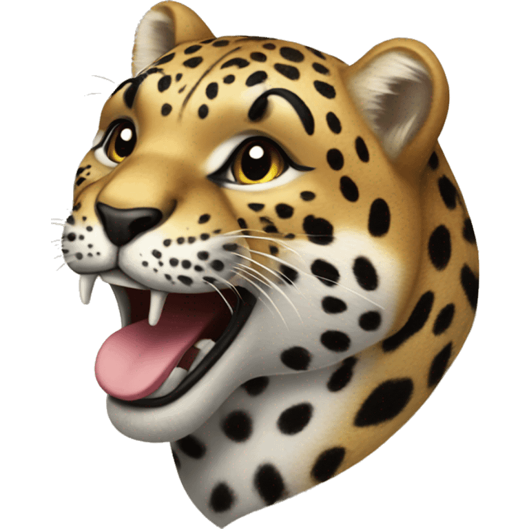 Corazon leopardo  emoji