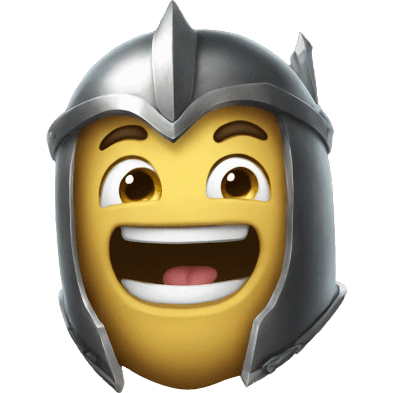 fantasy knight laughting lol emoji