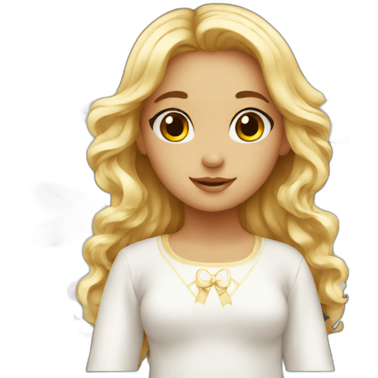 cute angel girl emoji