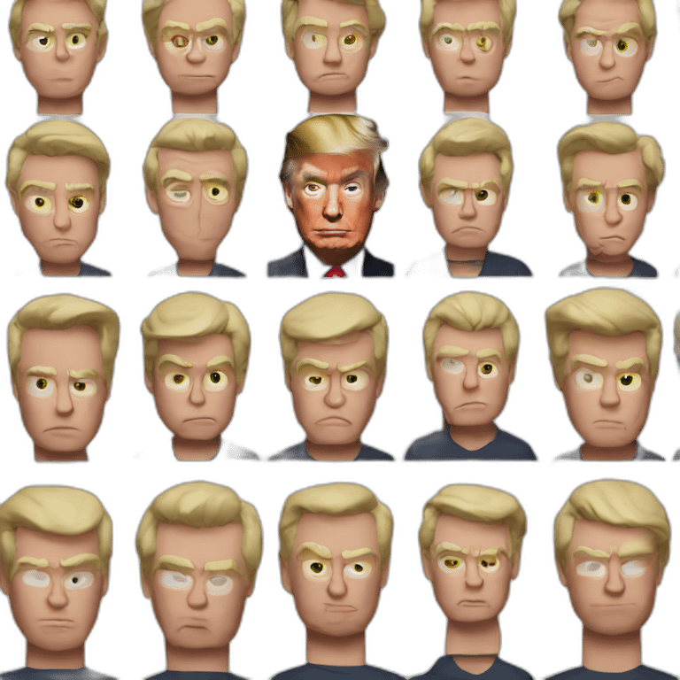 Donald-Trump-mugshot emoji