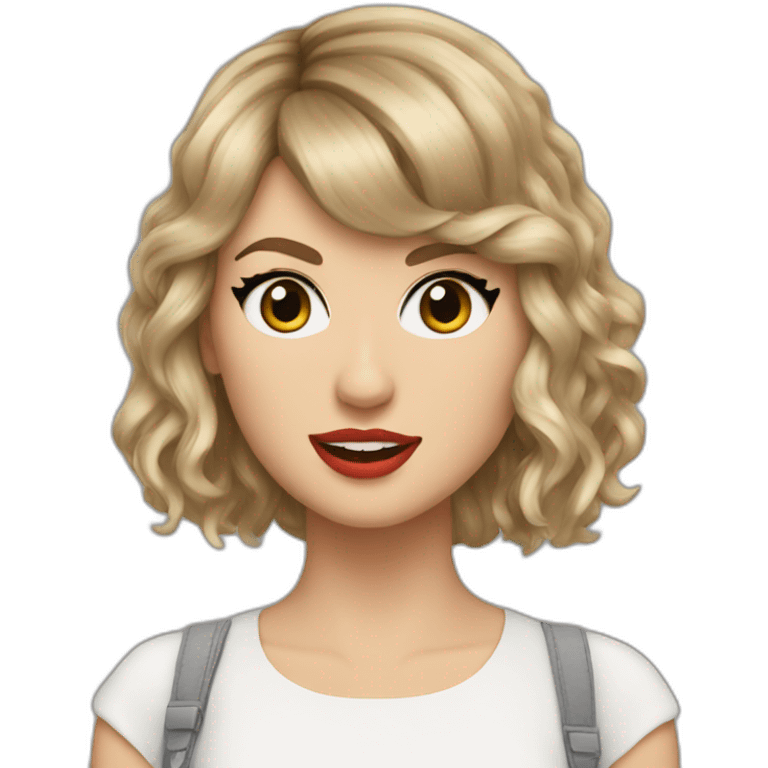 Taylor Swift rockstar emoji