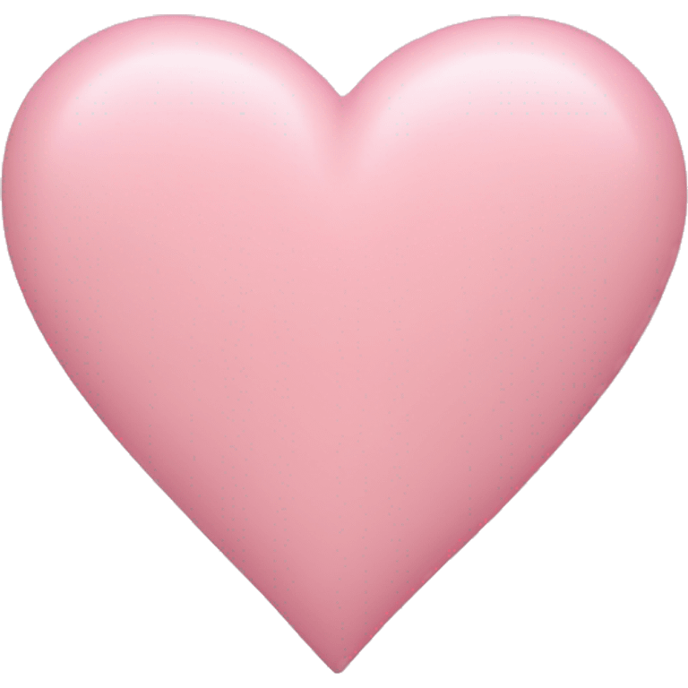 pastel pink heart emoji