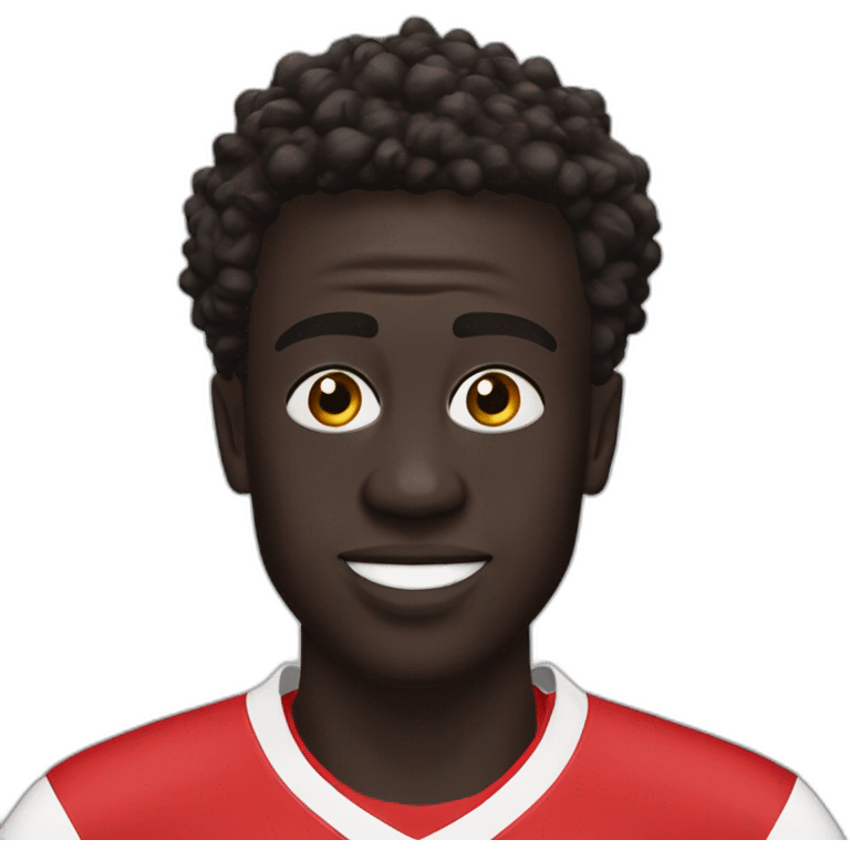 Bukayo saka tir le ballon emoji