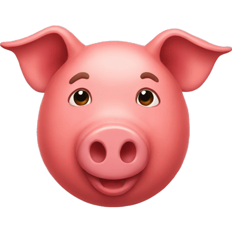 red pig emoji