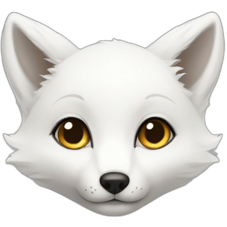 White baby fox emoji