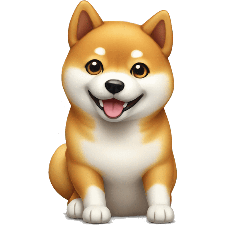 Shiba Inu very happy  emoji