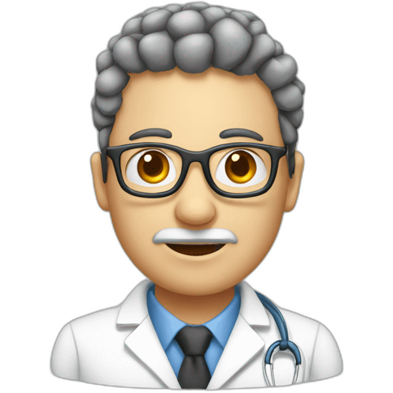 Neurologist and cells emoji