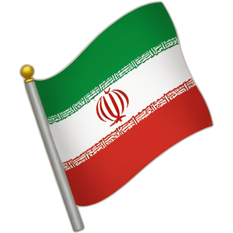 The flag of Iran during the Pahlavi period emoji