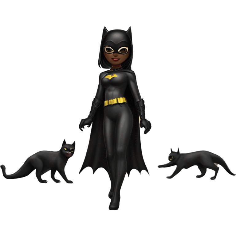 Batman love african american  catwoman sfw emoji