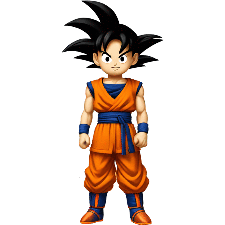 Goku forme de base tunique rouge emoji