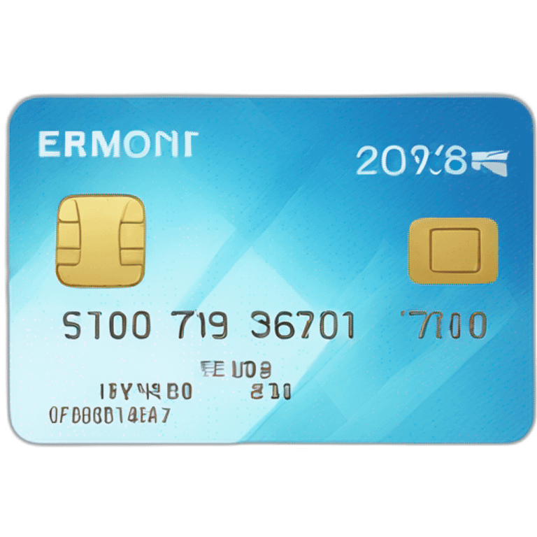 A crossed-out blue credit card emoji