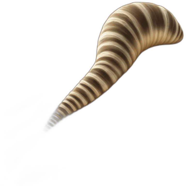 Sandworm on sand emoji