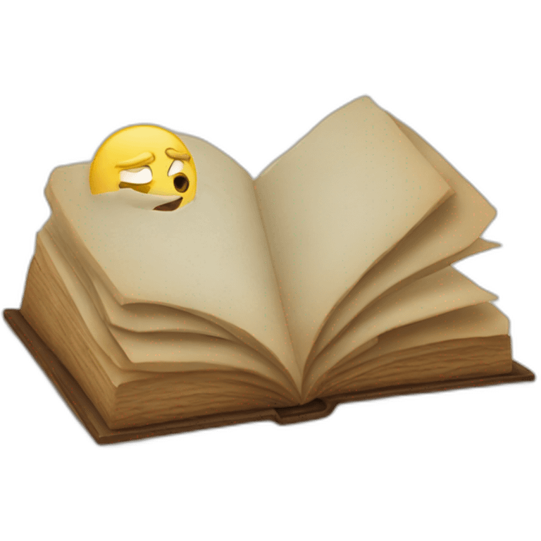 a story telling emoji