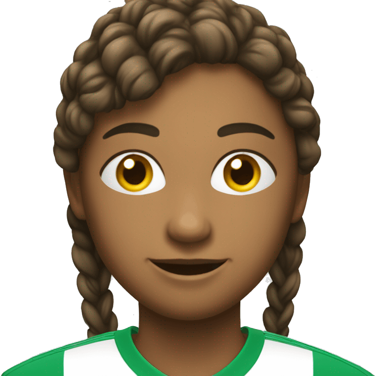 Personne heureuse qui joue au soccer emoji