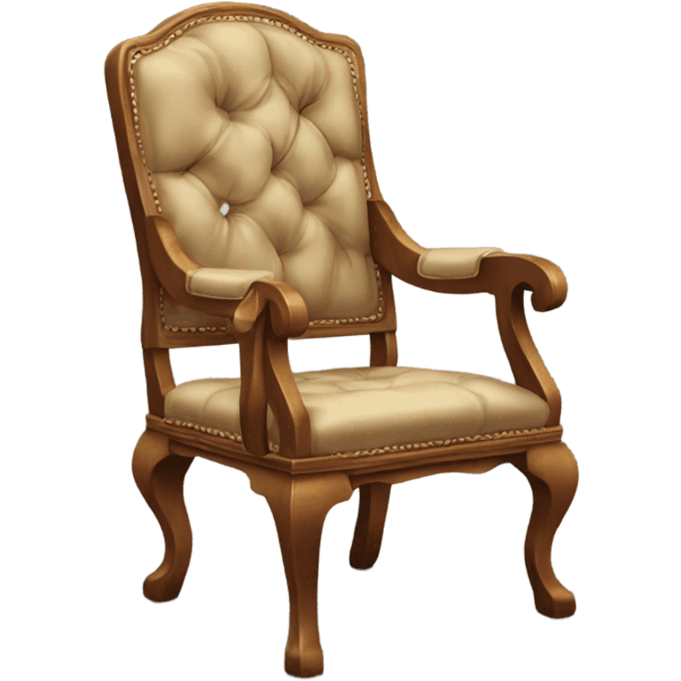 Old fashions arm chair emoji