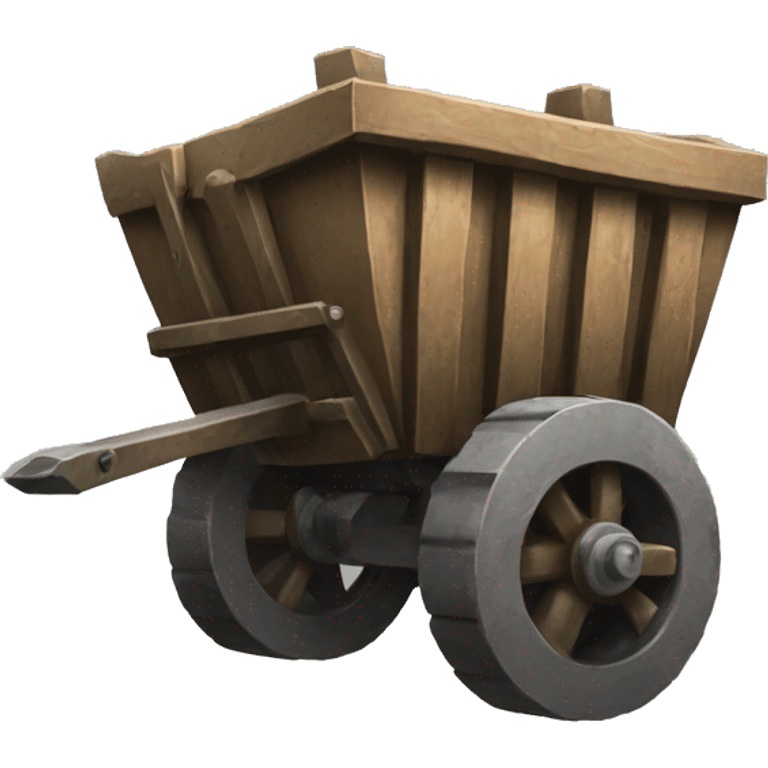 mine cart with hand lever emoji