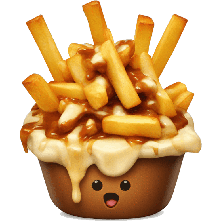 Poutine eat a poutine emoji