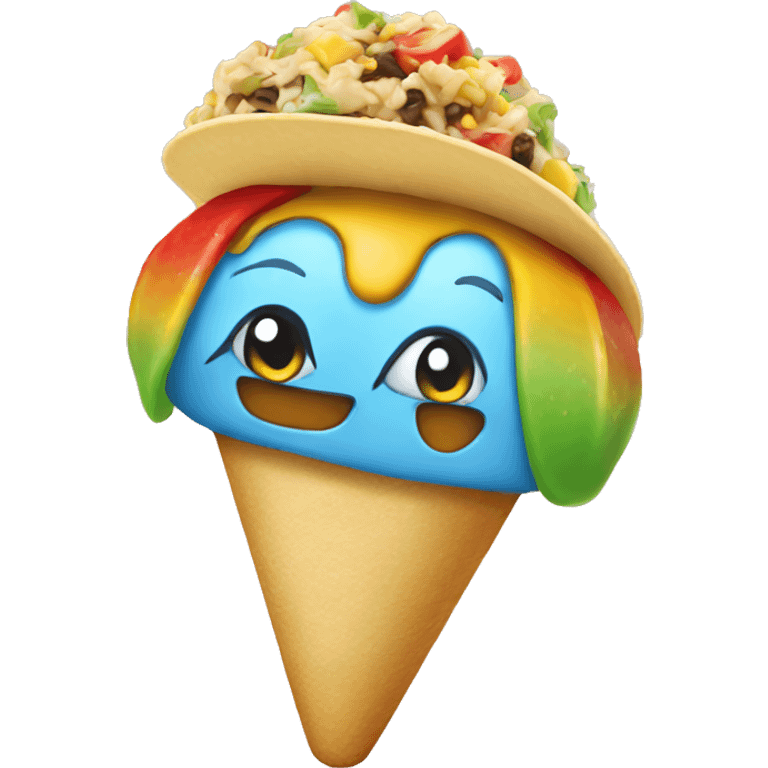 Taco Icecream emoji