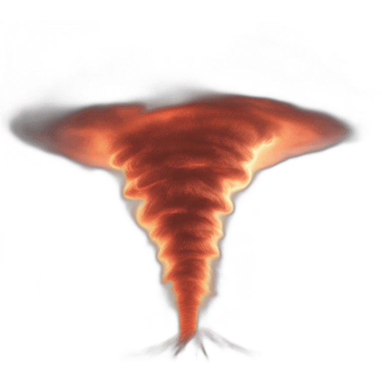 tornado volcano emoji