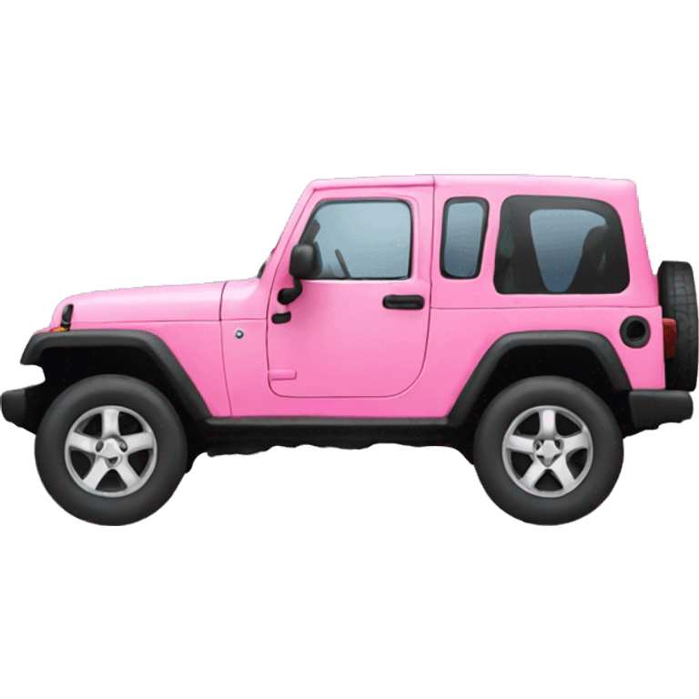 pink jeep emoji