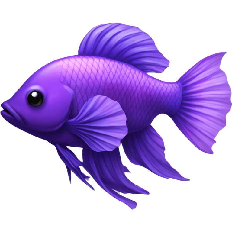 purple beta fish emoji