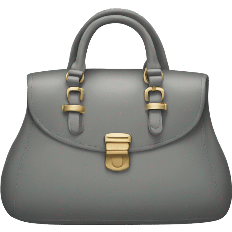 Grey purse  emoji