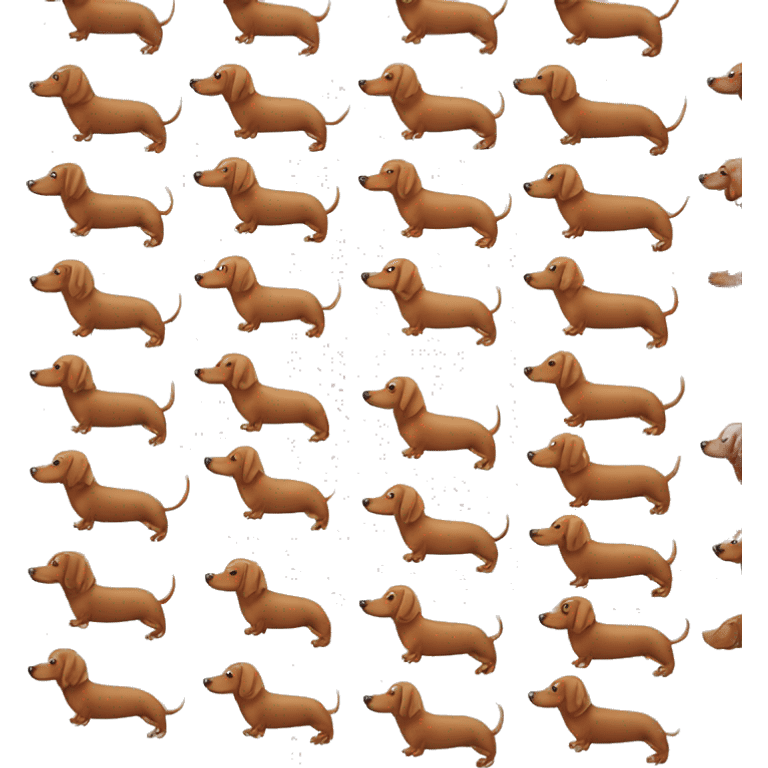 Sausage dog emoji