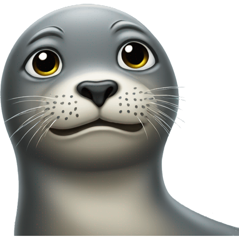 seal holding back tears emoji