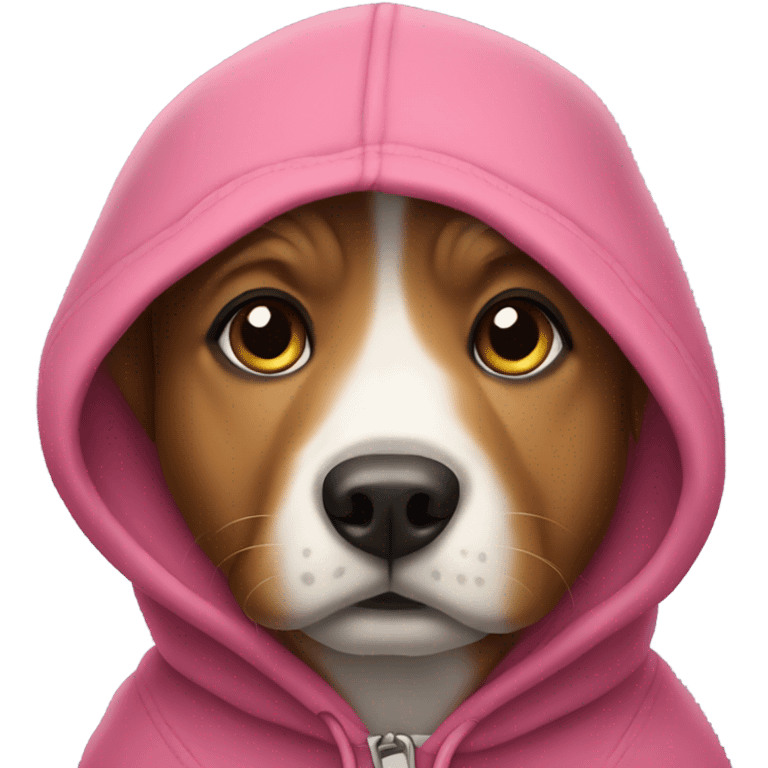 dog wearing a hoodie emoji