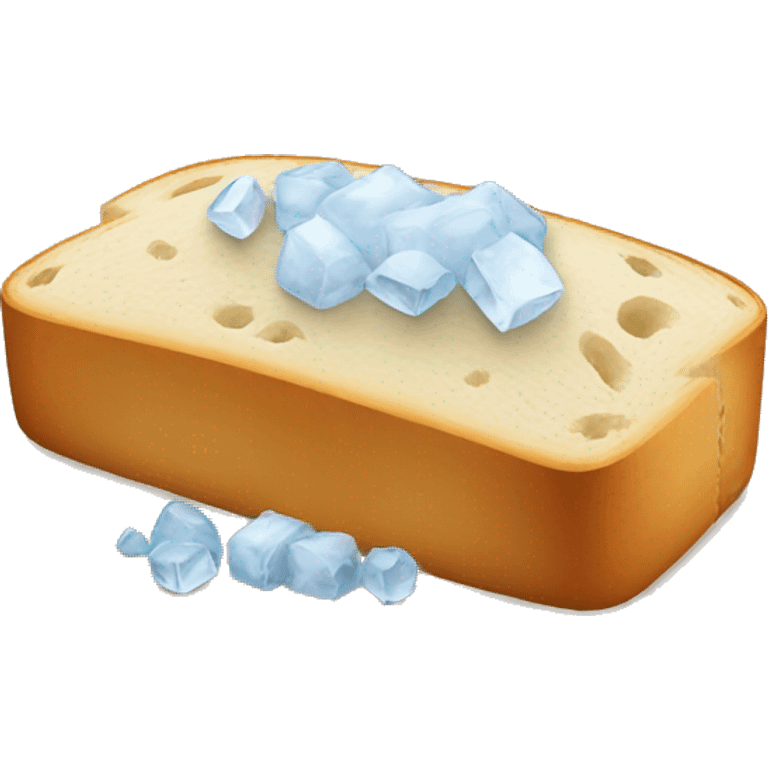 cold bread with ice emoji