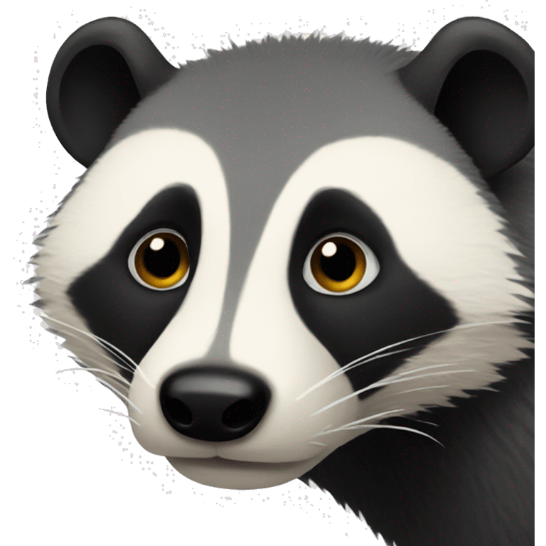 Sad badger emoji