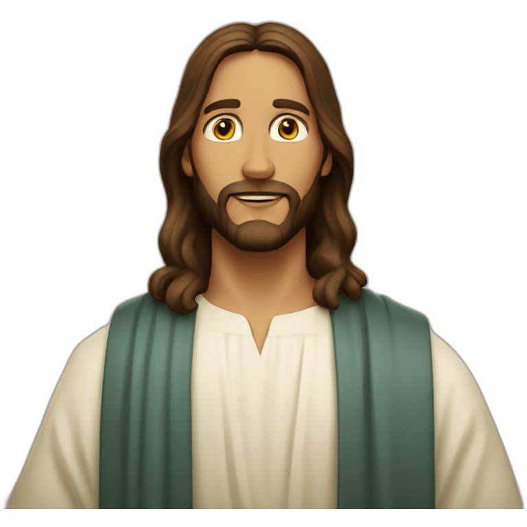 Good looking jesus emoji