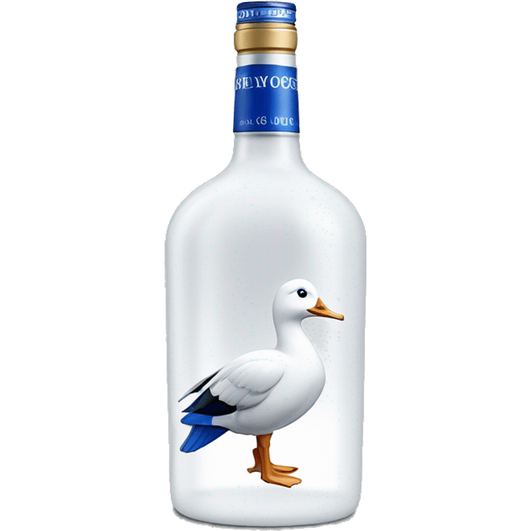 Grey goose liquor bottle emoji