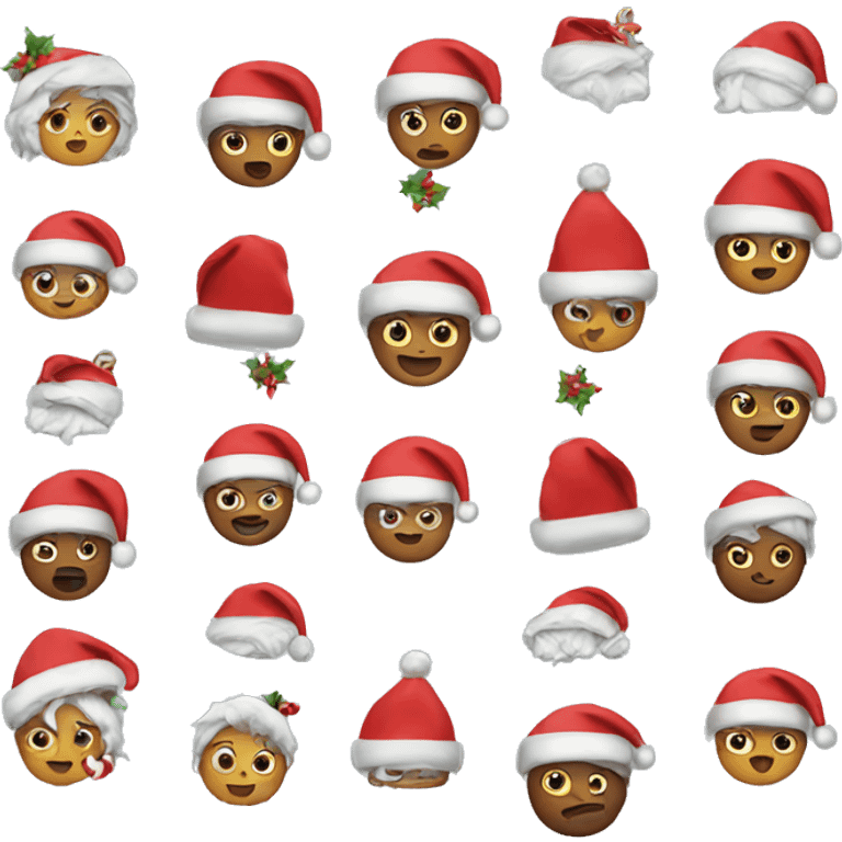 christmas emojis emoji