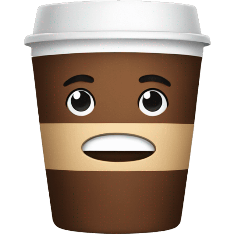 A coffee  emoji