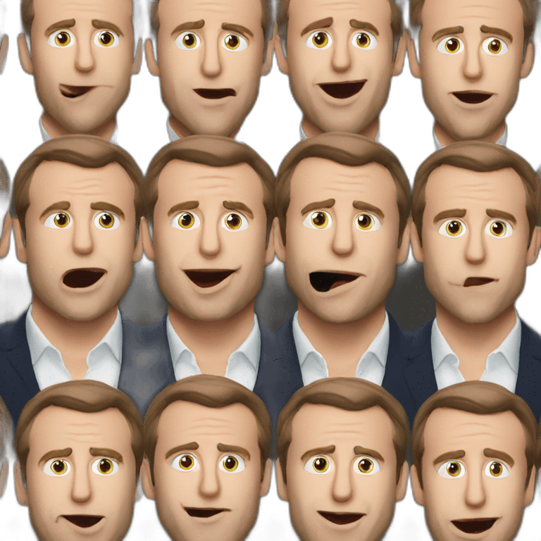 macron kiss camera emoji